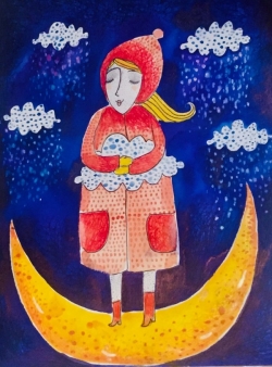 Cloudy girl