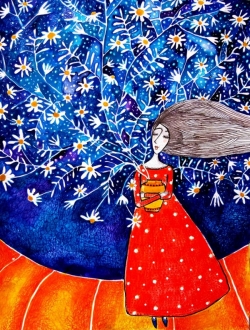 Margaret and the daisies