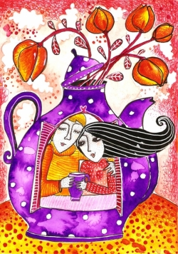 Our home will be warm as a kettle and in the mornings the sky will smell of flowers...