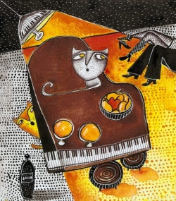 Suite for one piano and four hands