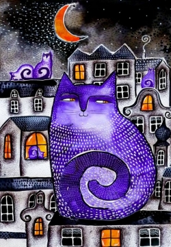 The city of the purple cats